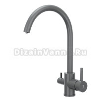 Смеситель для кухни Rush SUS9035-37Grey графит