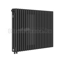 Радиатор стальной трубчатый Kohr Heim SRC01-3057/22H01DB 3 трубы, 22 секции, нижнее универсальное подключение, черный