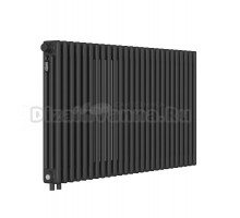 Радиатор стальной трубчатый Kohr Heim SRC01-3057/26H01DB 3 трубы, 26 секций, нижнее универсальное подключение, черный