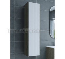 Шкаф-пенал для ванной Sanflor Диана дуб шерман, белый