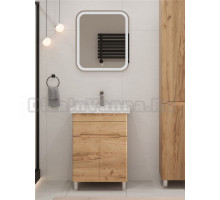 Мебель для ванной комнаты SanStar Модена 60 напольная, дуб крафт золотой