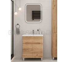 Мебель для ванной комнаты SanStar Модена 70 напольная, дуб крафт золотой