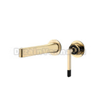 Смеситель для раковины Boheme Duo 165-G С ВНУТРЕННЕЙ ЧАСТЬЮ, gold