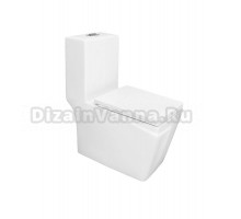 Унитаз-моноблок напольный AZARIO Rayo AZ-6385 глянцевый белый