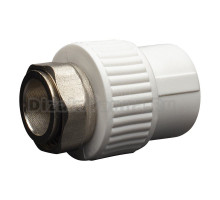 Муфта СТМ CPAS3201 PP-R DN 32х1" ВР с накидной гайкой, комбинированная