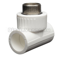 Тройник СТМ CPTM2012 PP-R DN 20х1/2" НР комбинированный