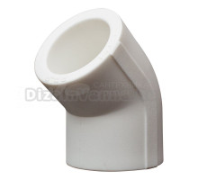 Угольник СТМ CPLD4563 PP-R DN 63 45 град.