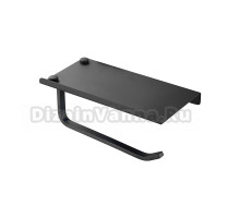 Держатель для туалетной бумаги Haiba HB330-7 черный