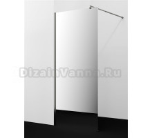 Душевая перегородка Wasserkraft Rur 30W 110 см, профиль графит, стекло зеркальное