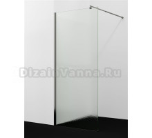 Душевая перегородка Wasserkraft Rur 30W 120 см, профиль графит, стекло текстурное