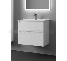 Тумба с раковиной Veneciana Aventino 70 подвесная, глянцевая белая