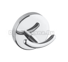 Крючок Haiba HB9005-2 глянцевый хром, на шурупах