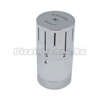 Термостатическая головка PrimoClima Tubus PCHEAD44C М30х1.5, цвет хром