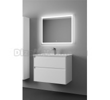 Мебель для ванной комнаты Veneciana Aventino 80 подвесная, глянцевая белая