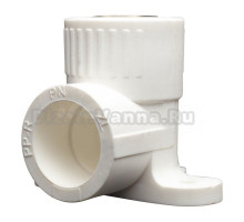 Угольник СТМ CPWF2012 PP-R DN 20x1/2" ВР комбинированный, с креплением