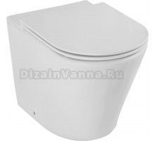 Унитаз приставной напольный Jacob Delafon Rodin+ EDAA102-00 + Гигиенический душ Jacob Delafon Elate E97258-CP