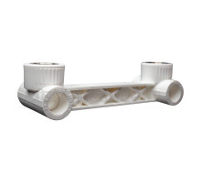 Тройник СТМ CPTD2012 PP-R DN 20х1/2" ВР двойной, комбинированный, с креплением