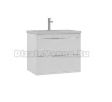 Тумба с раковиной ORKA Clay 65 подвесная, матовая белая