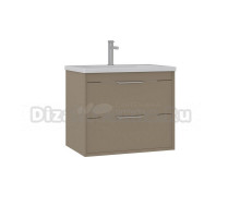 Тумба с раковиной ORKA Clay 65 подвесная, sahra