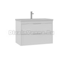 Тумба с раковиной ORKA Clay 80 подвесная, матовая белая