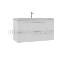 Тумба с раковиной ORKA Clay 100 подвесная, матовая белая