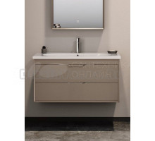 Тумба с раковиной ORKA Clay 100 подвесная, sahra