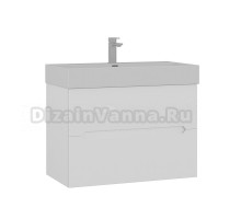 Тумба с раковиной ORKA Malta 80 подвесная, матовая белая