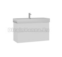 Тумба с раковиной ORKA Malta 100 подвесная, матовая белая