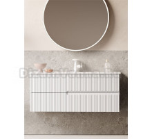 Тумба с раковиной ORKA Moonlight 120 подвесная, матовая белая