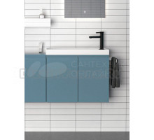 Тумба с раковиной ORKA Ferla 60 подвесная, матовая синяя