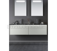 Тумба с раковиной ORKA Lisbon 130 подвесная, матовая кашемировая