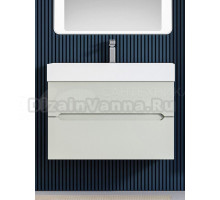 Тумба с раковиной ORKA Malta 100 подвесная, матовая кашемировая