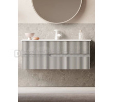 Тумба с раковиной ORKA Moonlight 120 подвесная, матовая бежевая