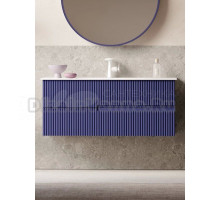 Тумба с раковиной ORKA Moonlight 120 подвесная, матовая синяя