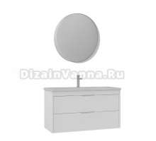 Мебель для ванной комнаты ORKA Clay 100 подвесная, матовая белая