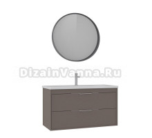 Мебель для ванной комнаты ORKA Clay 100 подвесная, soil