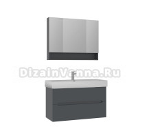 Мебель для ванной комнаты ORKA Malta 100 подвесная, антрацит