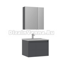Мебель для ванной комнаты ORKA Likya 65 подвесная, антрацит