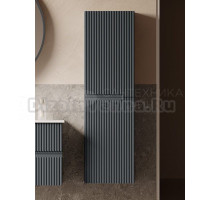 Шкаф-пенал для ванной ORKA Moonlight 40 антрацит