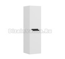 Шкаф-пенал для ванной ORKA Lodi 40 белый, черный