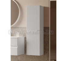 Шкаф-пенал для ванной ORKA Moonlight 40 матовый белый