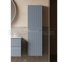 Шкаф-пенал для ванной ORKA Moonlight 40 матовый голубой