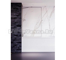 Шторка на ванну Veconi Palau PL85-80-01-C8 80x150, хром