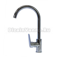 Смеситель для кухни 35k MIXLINE ML14-032 высокий излив б/отв боковая п/гайку (без подводки)