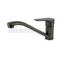 Смеситель для кухни 35k MIXLINE ML14-03GR б/отв п/гайку ГРАФИТ (без подводки)