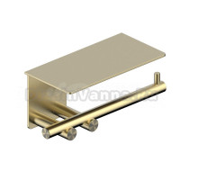 Держатель для туалетной бумаги Abber Osten 316 AA1830BG брашированное светлое золото