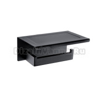 Держатель для туалетной бумаги AltroBagno Aperto 080905 MB черный матовый