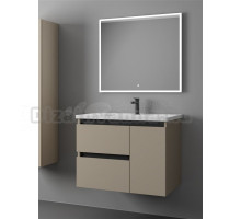 Мебель для ванной комнаты Veneciana Parino 80 подвесная, матовая бежевая