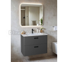 Мебель для ванной комнаты Veneciana Tuscany 80 подвесная, матовый графит