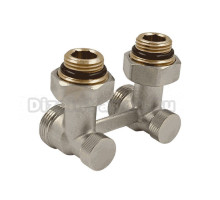 Узел нижнего подключения PrimoClima PC3412HA 1/2"х3/4" EK, угловой, никель